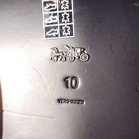 Coach Watts Crystal Star Embellished Pewter Boots with side zipper - Picture 7 of 16